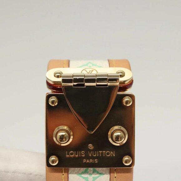 LOUIS VUITTON Monogram Multicolor Cerule Bracelet White M92593 LV Auth 132793V - Picture 6 of 11